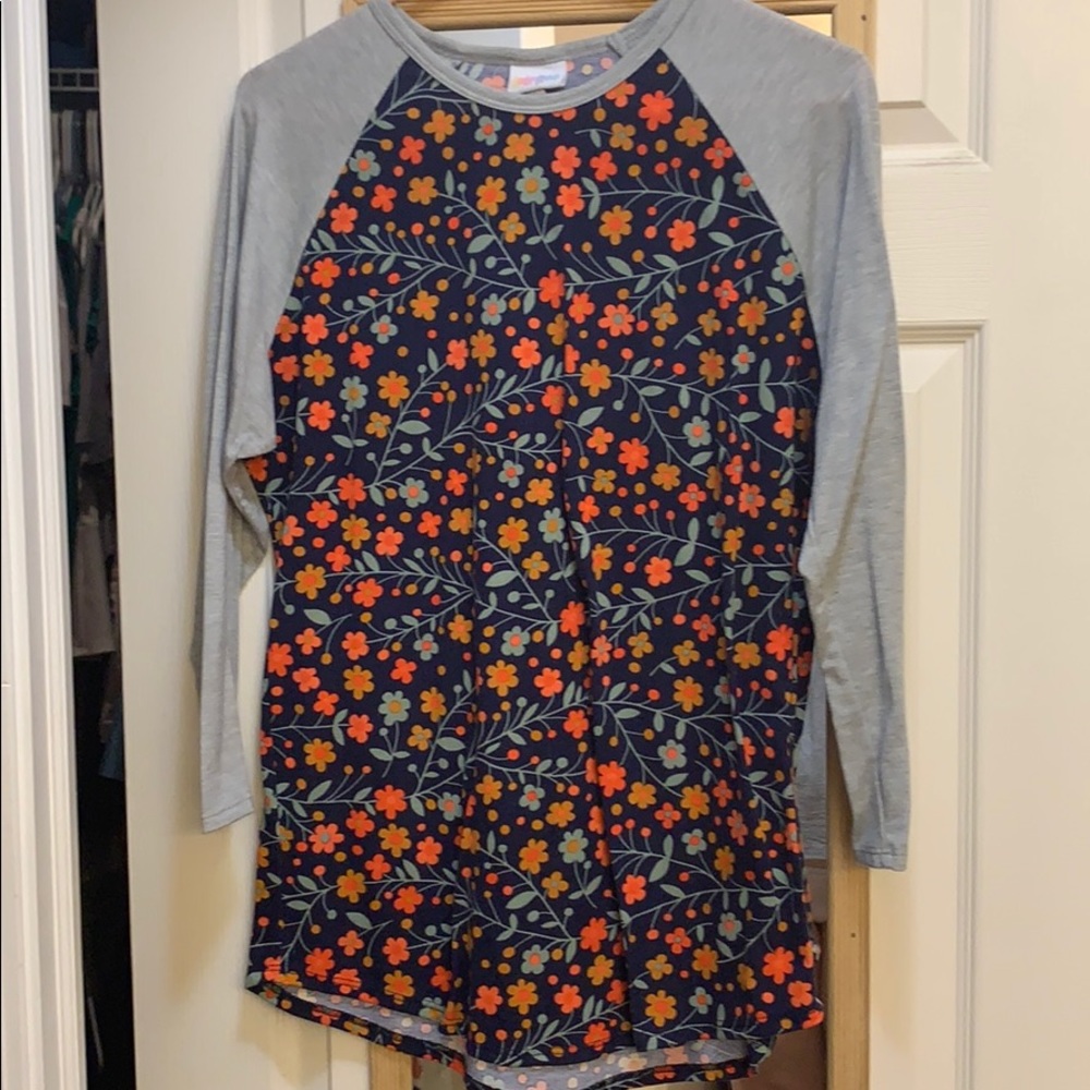 Lula roe 3/4 sleeve shirt